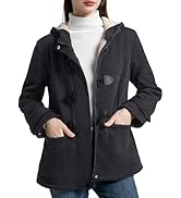 Amazon.com: Flygo Womens Cropped Corduroy Puffer Jacket