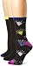 Betsey Johnson Women's Three-Pack Diamond Crew Socks