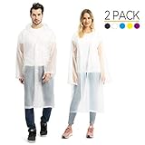 chubasquero impermeable mujer decathlon ✔SEGURIDAD Y ECO-AMIGO - Hecho de 100% EVA, un material respetuoso con el medio ambiente, el poncho para lluvia no es tóxico, no tiene olor e inofensivo, en comparación con el PVC