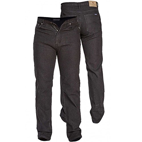 Duke Men's D555 Rockford Carlos Stretch Jeans-Black-50W X 34L