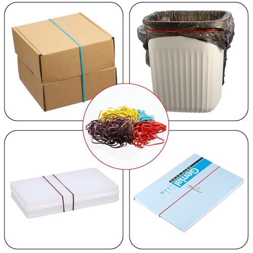 Large Rubber Bands, 160 Pcs 7 Inch Elastic Bands, Elastic Rubber Bands for Home, Kitchen, Office image 8