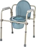 silla de ducha y wc clean segunda mano Fácil de montar y limpiar: esta mesita de noche se monta en pocos minutos gracias a su diseño claro e instrucciones útiles; el revestimiento anticorrosión lo mantiene extremadamente higiénico y fácil de limpiar
