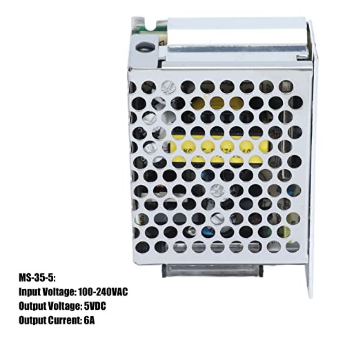 Image of 35W Aluminum Alloy LED Driver Switching Power Supply Transformer 100-240VAC Energy Efficient Compact Design (MS-35-5)