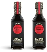 San-J Tamari Soy Sauce - Gluten Free Soy Sauce, Tamari Sauce, Brewed Soy Sauce, Vegan, Kosher, No...
