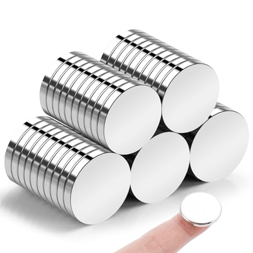 Image of 50 Pcs Small Magnets, 20x3mm Rare Earth Magnet Neodymium Disc Magnets for Crafts, DIY, Office, Dry Erase Board, STEM Measurement Kit