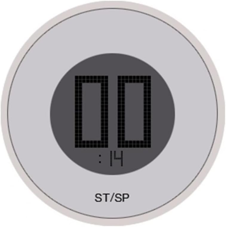 Kitchen Timer LCD Display 99 Minutes Strong Magnetic Counting Timer Household Rotating Timer (Color : A, Size