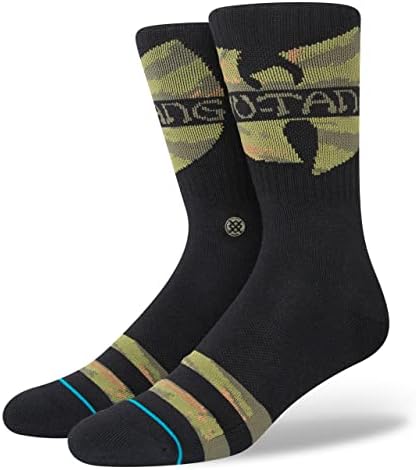 Amazon.com: Stance Clan In Da Front Crew Socks (Medium, Black) : Clothing,  Shoes u0026 Jewelry