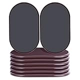 Reusable Large Furniture Sliders for Carpet, Furniture Movers Sliders, Carpet Movers Oval Heavy Duty...