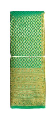 Image of VFCollections Women's Kanchipuram Silk Saree With Blouse Piece