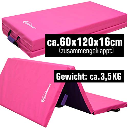 Eyepower Turnmat voor thuis, 180 x 120 cm, inklapbaar, 5 cm - Image 4