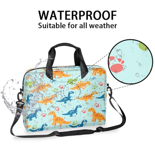 Maletín para laptop con diseño de dinosaurio 13-16 pulgadas miniatura 3
