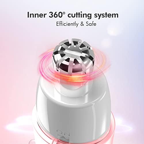 Touchbeauty Portable Ear Nose Hair Trimmer For Women 14500Rpm Faster Motor Painless Safe Trimming System Mini Sized Battery Powered 2051 #TOP4