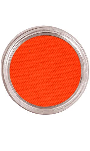 FIESTAS GUIRCA | Maquillaje al Agua Naranja (15 gr) - Pintura Facial para Halloween, Carnaval y Fiestas Temáticas - Ideal para Maquillaje de Fantasía para Niños y Adultos - Naranja