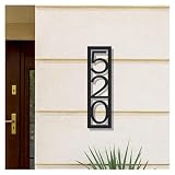 YUAJSTERL Custom Metal Vertical Address Sign