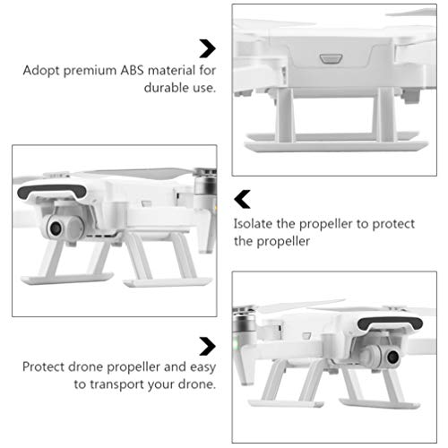 BESPORTBLE Drone Extended Landing Gear Protetor de Hélices Conjunto de Drone Compatível com FIMI X8