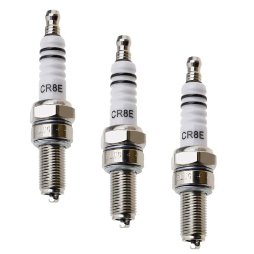 CR8E �X�p�[�N�v���O CBR125R CBR150R CBF250 YZF-R15 GSX250R GW250 CF 250/400/650 ATV UTV(3pc)