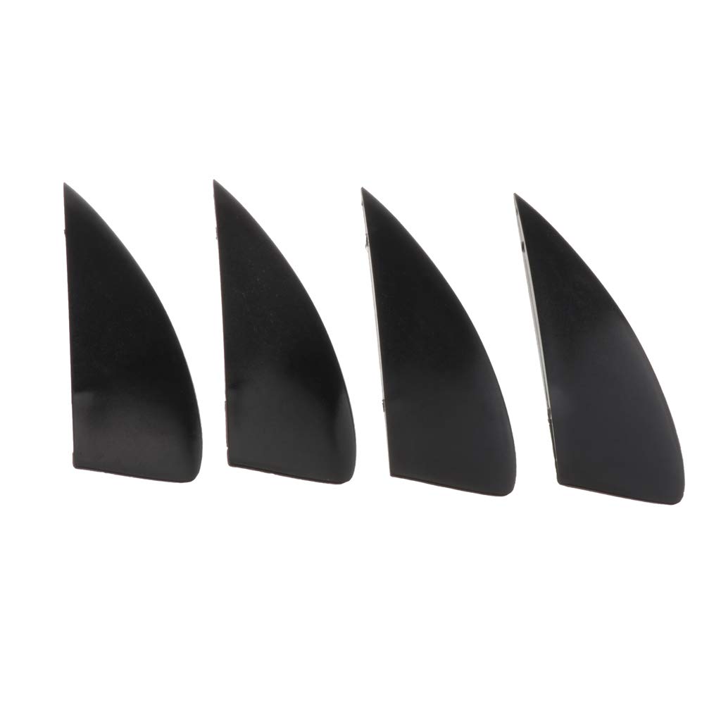 4 Stück 3,8 cm Flosse für Kiteboard, Kitesurfen, Kiteboarding, Drachenbrett, Fliegen, Surf-Ausrüstung