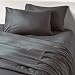 PeachSkinSheets Night Sweats: The Original Moisture Wicking, 1500tc Soft Regular King Sheet Set Graphite Gray