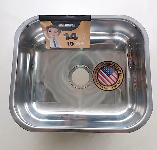 Cuba Pia Número 0 Cozinha Inox AS 40x34x14