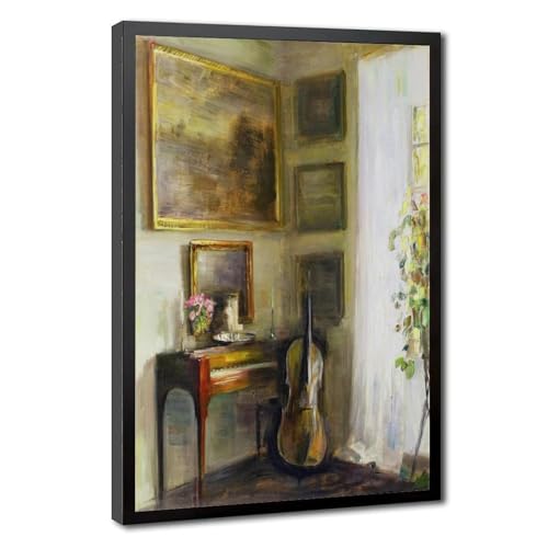 Impression sur toile violoncelle Carl Holsøe 50x75 cm pour salon