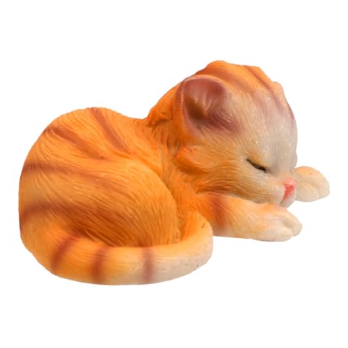Uonlytech Pegatina para Nevera Diseño de Gato Realista de Resina y Magnetismo, Magnética Adecuado para Cocina y Pizarra White