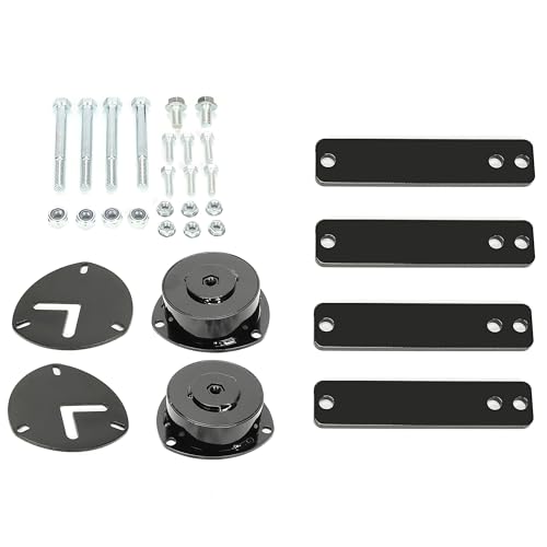 KUAFU 2 Inch Lift Kit Compatible with 1990-1998 Honda ACTY HA4 Models Front Rear Suspension Lift Kit Powder Coated Steel