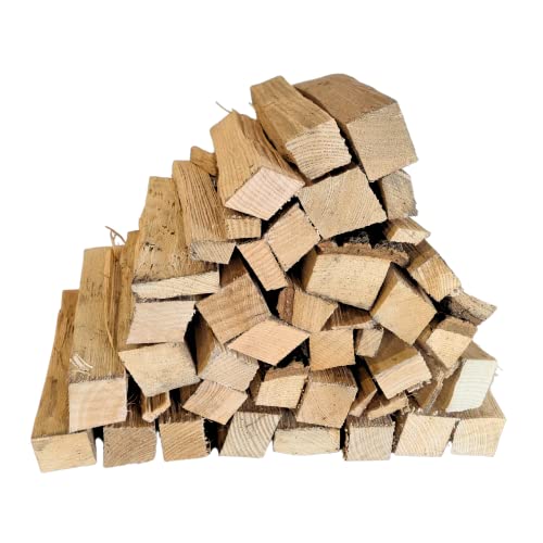 Extra Thin Kiln Dried Hardwood Logs for Pizza Ovens (200kg) | 25cm Long Thin Split Firewood | Fast Lighting, High Heat, Low Moisture | 100% Sustainable British Firewood