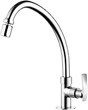Torneira para Cozinha de Mesa Bica Móvel Lorenone Cromada