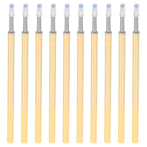 Patikil 0.5Mm Ink Pen Refills Black, 100 Pcs Replaceable Gel Pen Refills Ballpoint Pen Ink Fine Point For Retractable Pens Office Supplies, Yellow Rod #TOP24