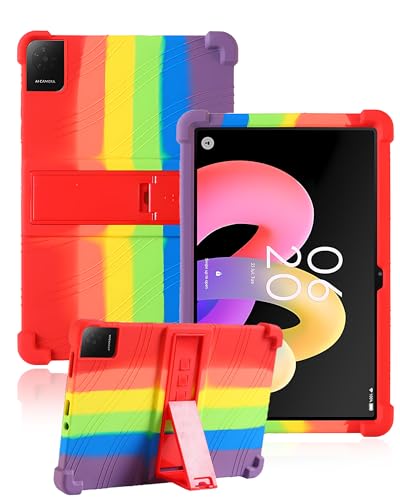 Coque TCL Tab 10L Gen4 anti-choc en silicone avec support réglable pour tablette 2025