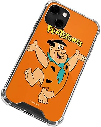 Skinit Clear Phone Case Compatible with iPhone 13 - Officially Licensed The Flinstones Fred Flintstone Design