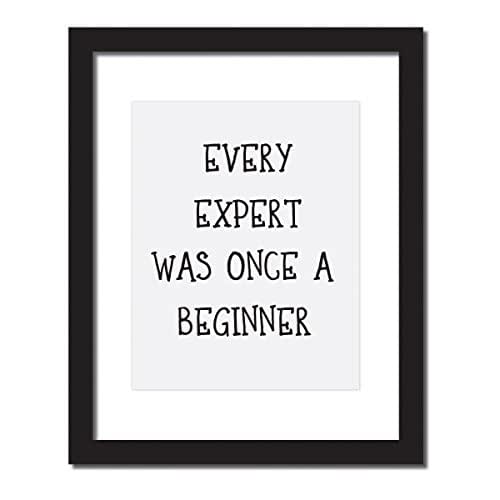 Amazon.com: 'Every Expert Was Once a Beginner' Inspirational Quote ...