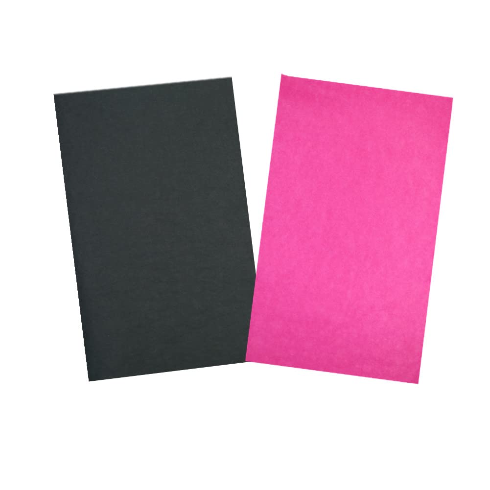 MORANTI Hot Pink Black Bulk Tissue Wrap Paper 30 Sheets 19.7 Inch x 27.5 Inch for Birthday,Wedding,Bachelorette Party Decoration DIY Art Craft