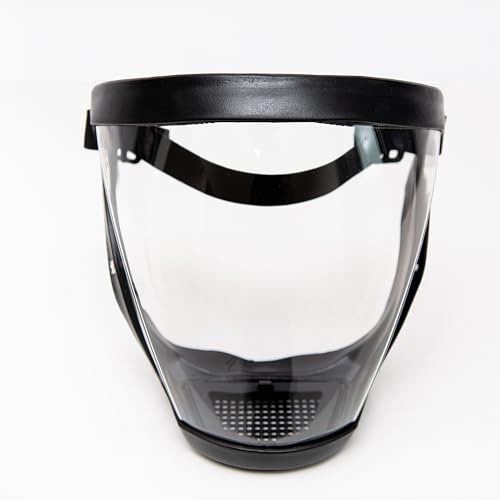 Protection du visage Lunettes de protection anti-poussière Lunettes de moto Masque facial amovible en plastique pour adultes