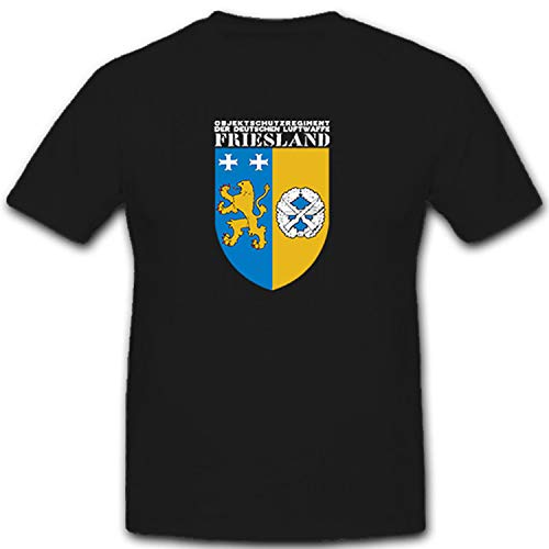 T-shirt armée de l'air Friesland noir vêtement homme 3XL