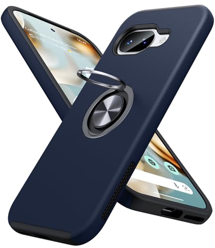 JAME for Google Pixel 9A Case with Ring Stand Shockproof Slim Phone Case