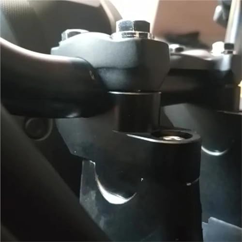 Evita dolor de espalda con abrazaderas para manillar NC750X soporte extensor negro 6