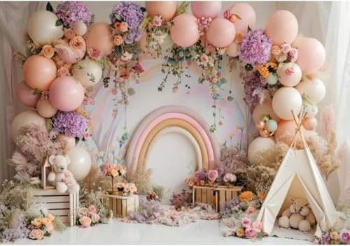 Newborn Baby 1st Birthday Photography Backdrop,7x5ft by Mivor - Used condition - Image 3