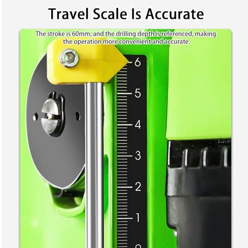 Perceuse sur colonne électrique établi portable pour meuble - 7