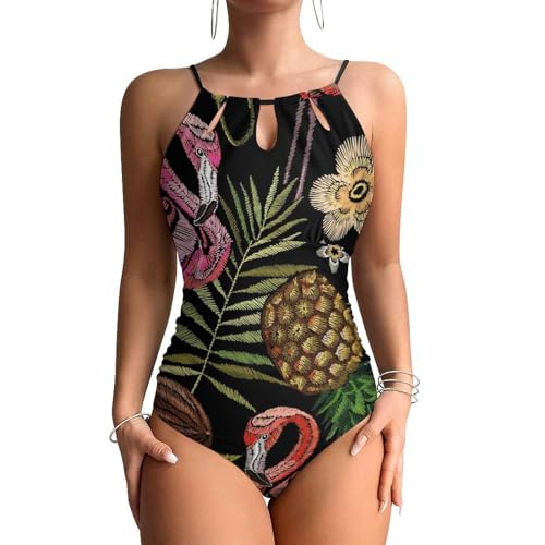 Maillot de bain une pièce gainant femme pour camoufler les rondeurs à la plage