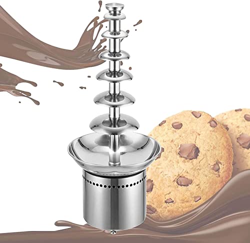 Fuente de Chocolate 6 Niveles de Acero Inoxidable