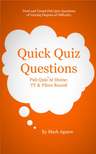 Quick Quiz Questions Pub Quiz At Home: TV & Films Round