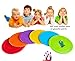 SUHEEUS Kids Flying Disc Toy Outdoor Playing Lawn Game Disk Flyer for Kindergarten Teaching Soft Silicone Colorful 6 Pack Bulk Set…