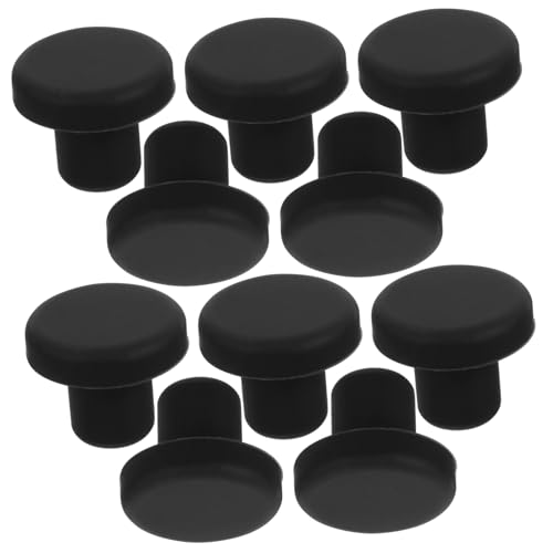 PRETYZOOM 10 pcs Shaped Rubber Plugs Round Hole Seal Stoppers for Water Leakage Prevention and Easy Insertion for Various Applications