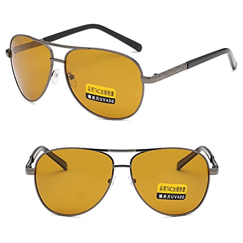 Polarized Sunglasses For Men and Women Metal Frame Driving Sun Glasses 100% UV Blocking