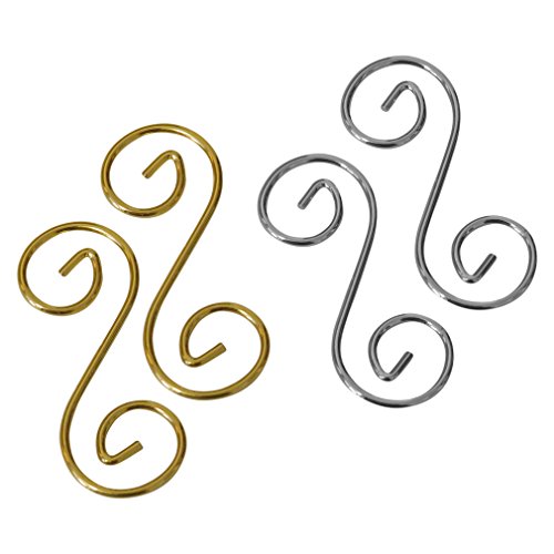 Evelots Necklace Extender-S Shape Hook-Bracelet/Pendant-Goldtone/Silvertone