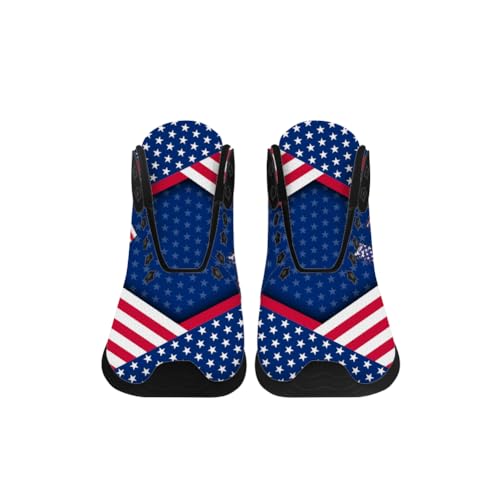 American Flag Shoes for Women Men USA Flag Patriotic High Top Sneakers High Top Shoes4