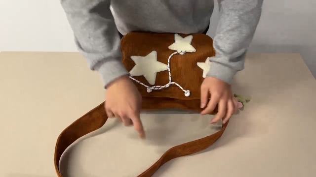 Bolso Tote AFGWK de pana estilo Y2K para mujer miniatura 7