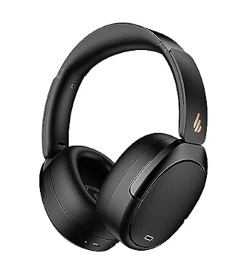 Edifier WH950NB Casque Hybride Active Noise Cancelling Codec -LDAC avec Audio Hi-Res et Custom EQ Via Application après 55H Playtime avec Casque Bluetooth V5.3 Pliable sans Fil – Noir