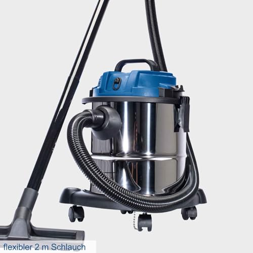 Scheppach Nass und Trockensauger Nasssauger NTS20 mit Ausblasfunktion | Leistung 1200W / 20 kPa...